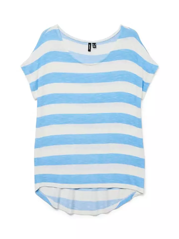 Vero Moda Koszulka w kolorze błękitno-białym rozmiar: XL