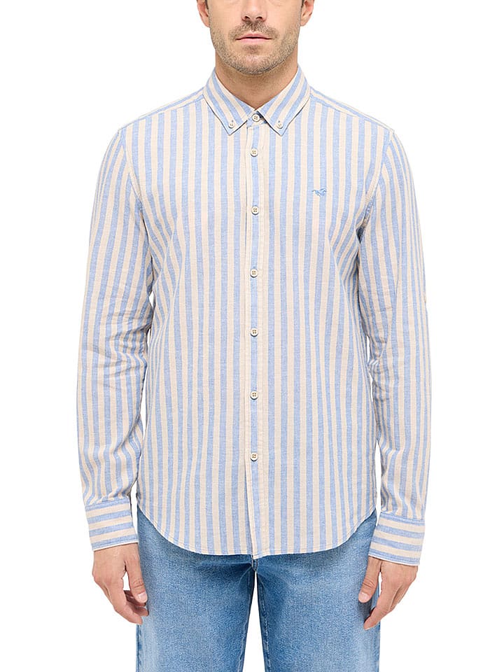 Mustang Koszula w kolorze błękitnym rozmiar: L