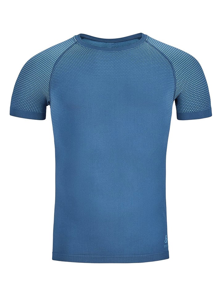 Odlo Podkoszulek funkcyjny "Performance Light" w kolorze niebieskim rozmiar: M
