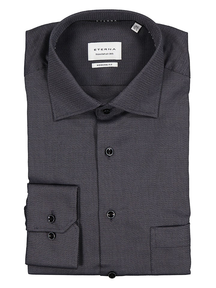 Eterna Koszula - Modern fit - w kolorze antracytowym rozmiar: 38