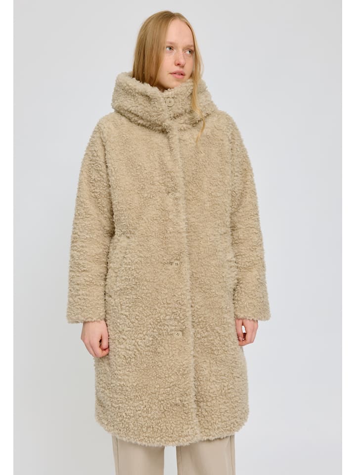 MAZINE Płaszcz przejściowy w kolorze beżowym rozmiar: S