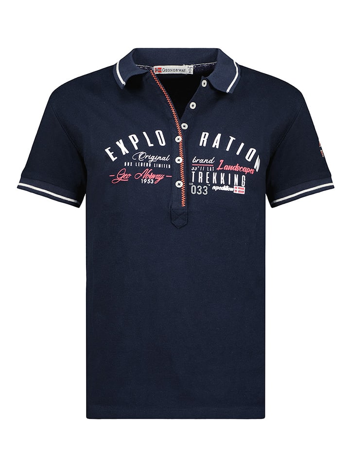 Geographical Norway Koszulka polo w kolorze granatowym rozmiar: XXL