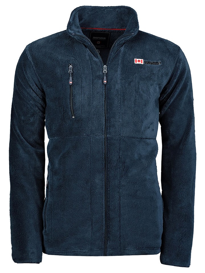 ANAPURNA Kurtka polarowa "Utah" w kolorze granatowym rozmiar: S