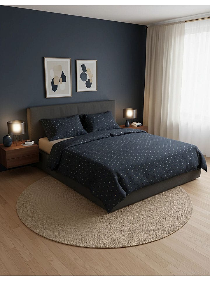 Mijolnir Komplet pościeli renforcé w kolorze szaro-jasnobrązowym rozmiar: 155x220 cm