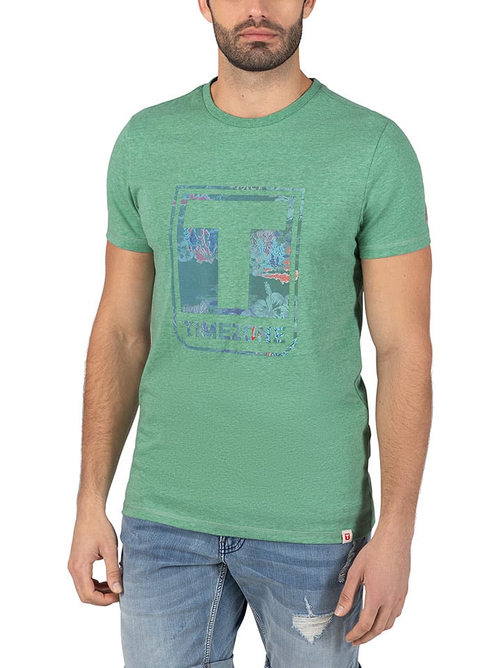 Timezone Koszulka w kolorze zielonym rozmiar: 3XL