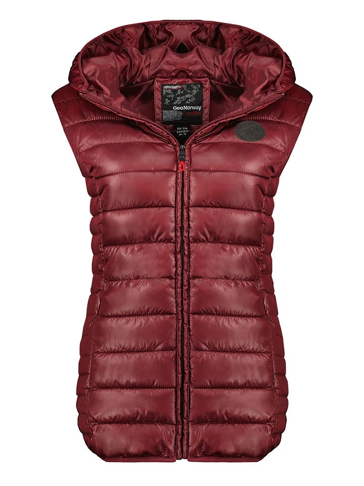 Geographical Norway Kamizelka pikowana "Annecy" w kolorze czerwonym rozmiar: 140