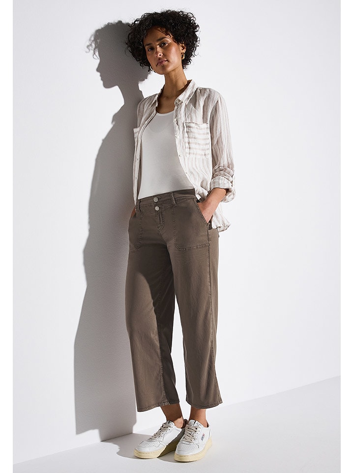 Street One Dżinsy - Comfort fit - w kolorze szarobrązowym rozmiar: W29/L26