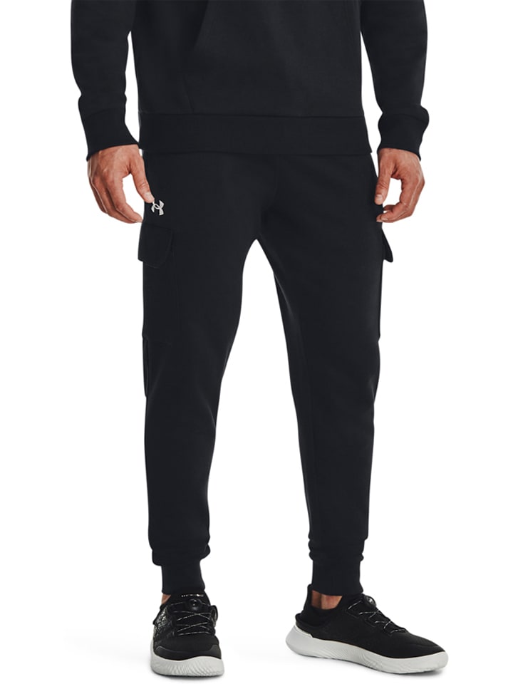 Under Armour Spodnie dresowe "Rival" w kolorze czarnym rozmiar: L