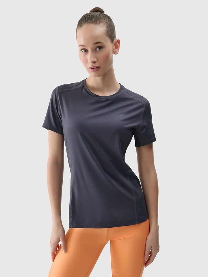 4F Koszulka sportowa w kolorze granatowym rozmiar: M