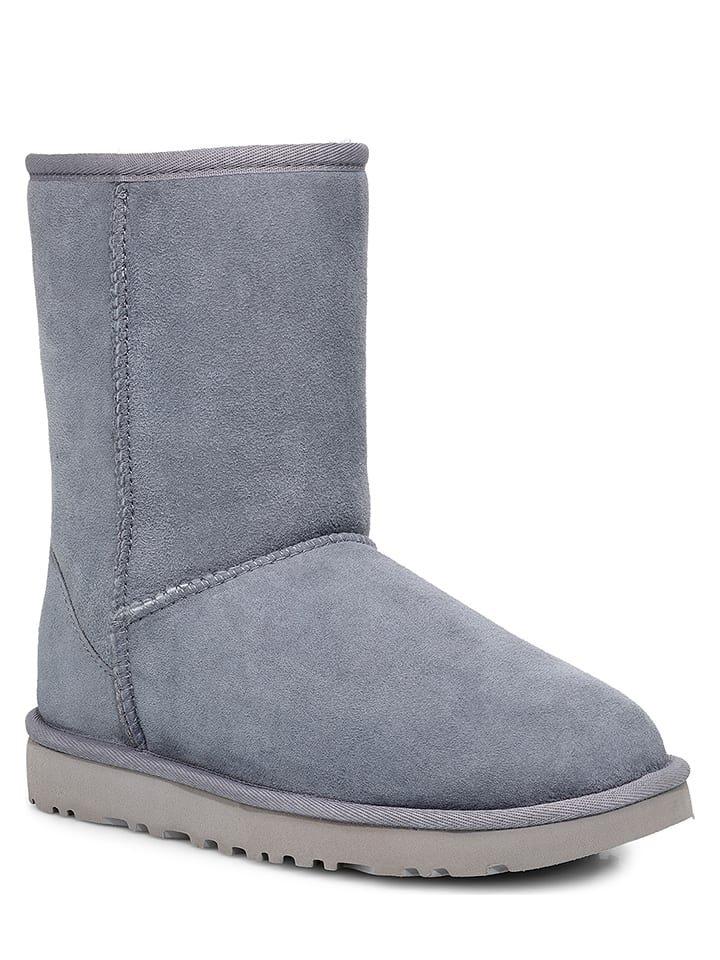 UGG Botki "Classic" w kolorze szarym ze skóry jagnięcej rozmiar: 37