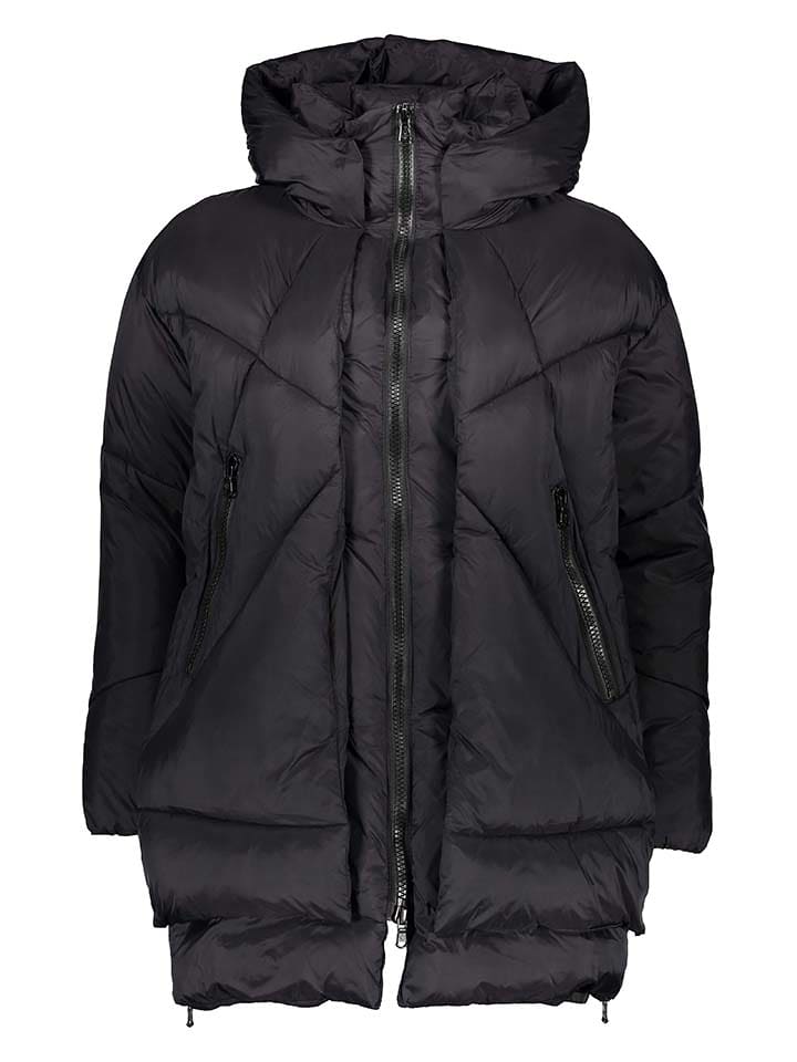 CANADIAN Kurtka zimowa "Eugenia Mid" w kolorze czarnym rozmiar: 42