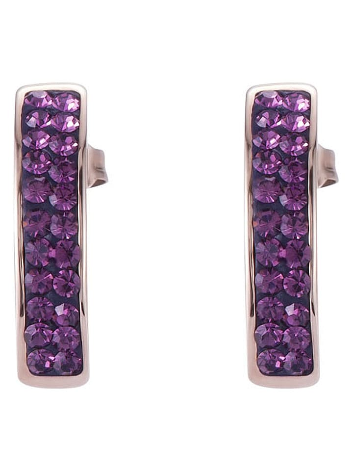 COEUR DE LION Kolczyki-wkrętki z kryształami rozmiar: onesize