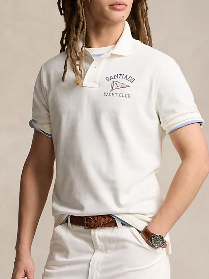 Ralph Lauren Underwear Koszulka polo w kolorze kremowym rozmiar: L