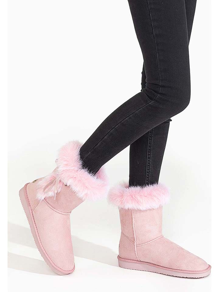 Blackfield Botki zimowe "Chuckson" w kolorze jasnoróżowym rozmiar: 41