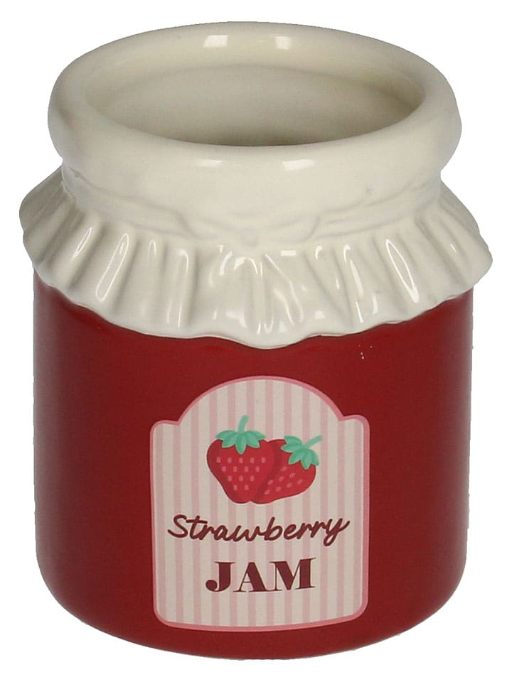 Kersten Doniczka "Strawberry Jam" w kolorze czerwonym - wys. 9,7 x Ø 8,5 cm rozmiar: onesize