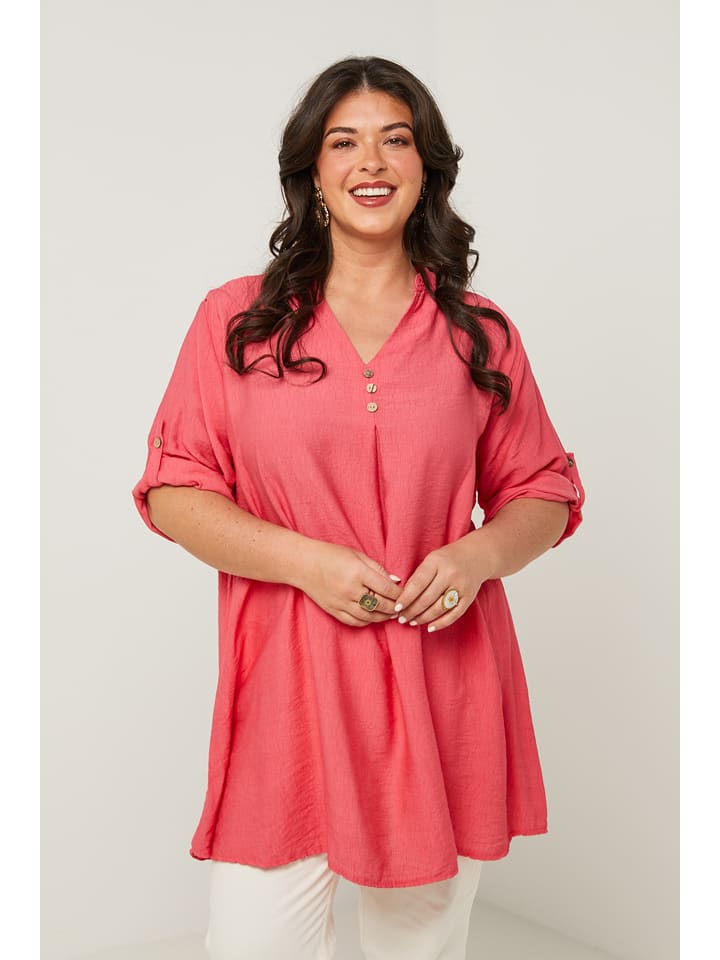 Curvy Lady Tunika w kolorze koralowym rozmiar: 44/46