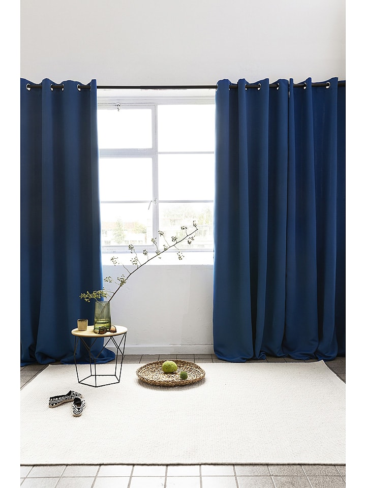 Lifa Living Zasłona w kolorze niebieskim rozmiar: 150x250 cm