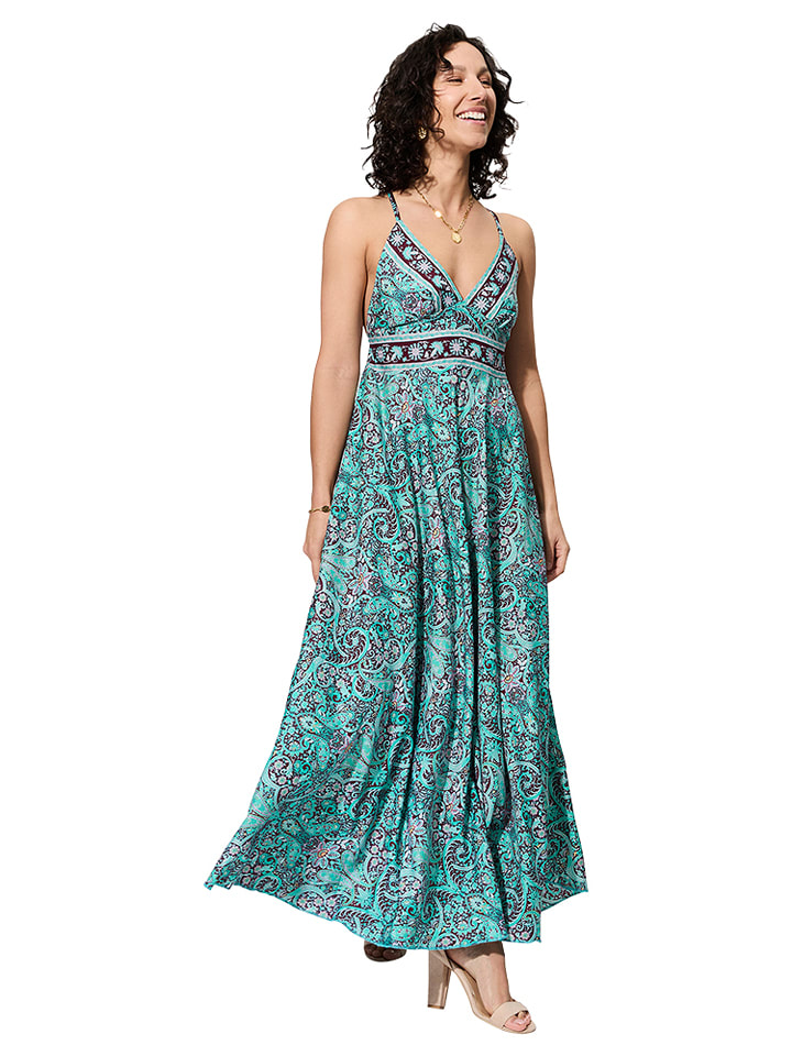 Aller Simplement Sukienka w kolorze turkusowo-granatowym rozmiar: 34-40