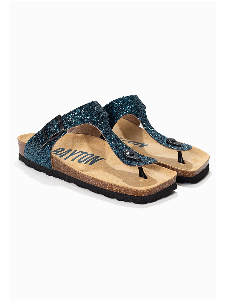 BAYTON Japonki "Mercure" w kolorze niebieskim rozmiar: 39