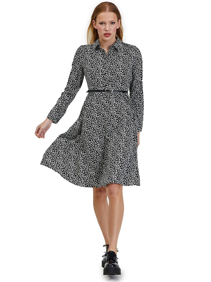 orsay Sukienka w kolorze czarno-białym rozmiar: 36