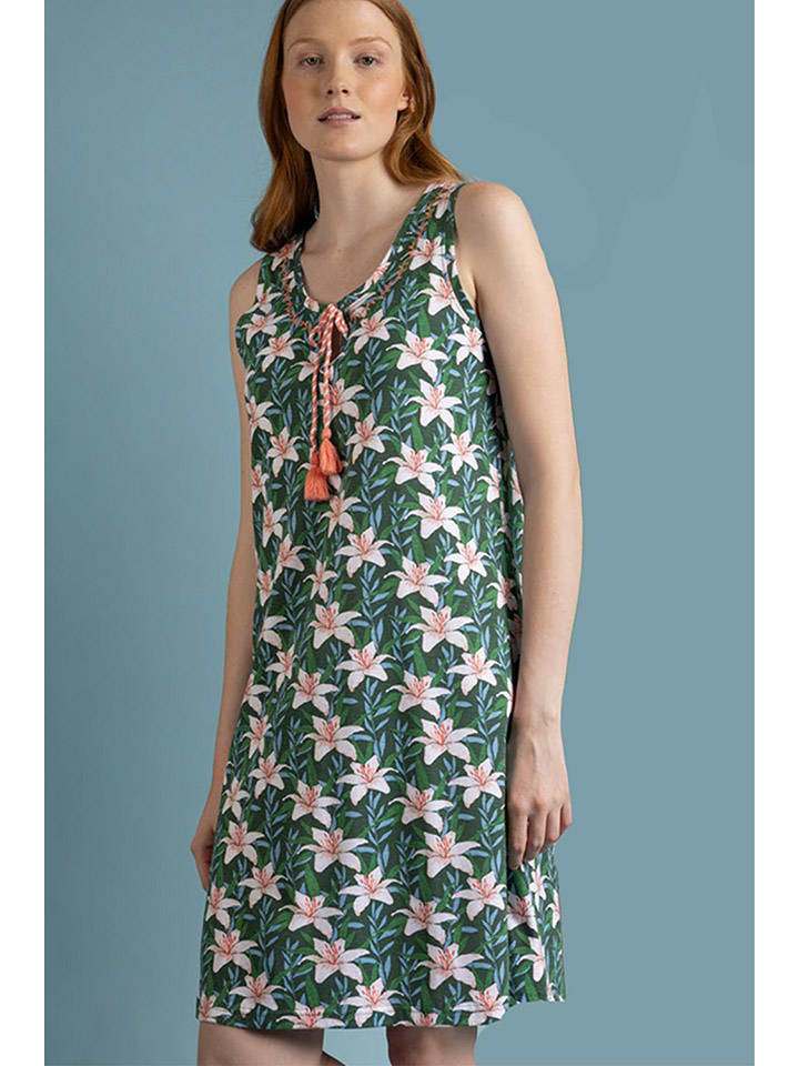 admas Sukienka w kolorze zielono-pomarańczowym rozmiar: XXL