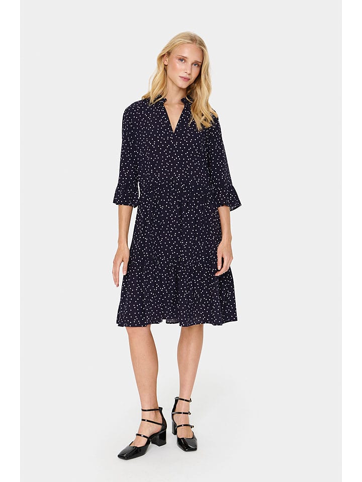 SAINT TROPEZ Sukienka w kolorze granatowym rozmiar: XS