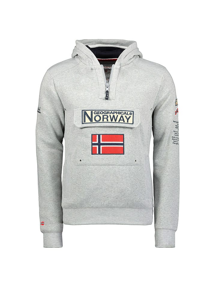 Geographical Norway Bluza "Gymclass" w kolorze szarym rozmiar: 152