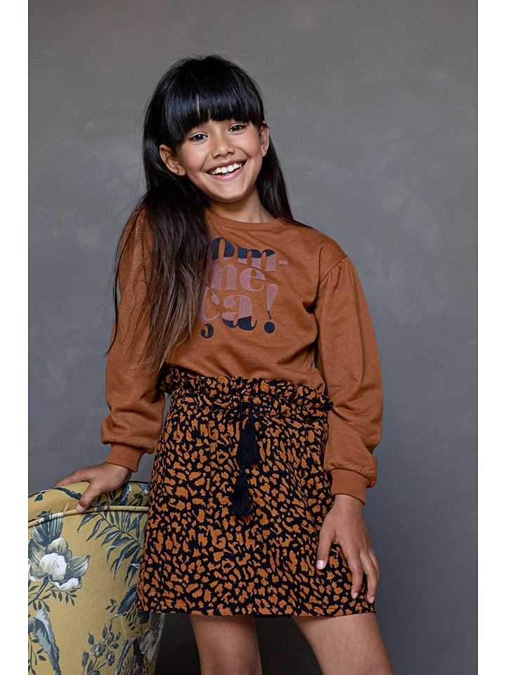 Like Flo Bluza "Like Flo Flo" w kolorze jasnobrązowym rozmiar: 152