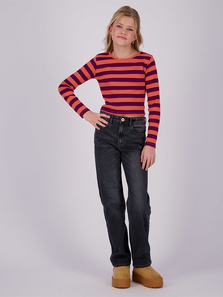 Vingino Dżinsy "Catie" - Straight fit - w kolorze czarnym rozmiar: 140