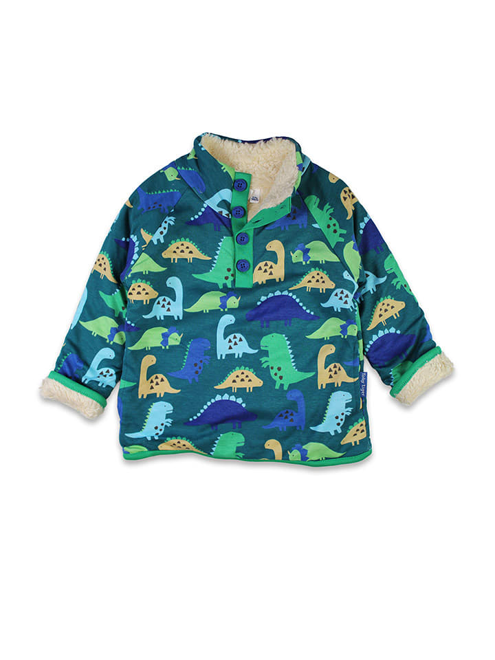 Toby Tiger Bluza polarowa w kolorze zielono-niebieskim rozmiar: 104