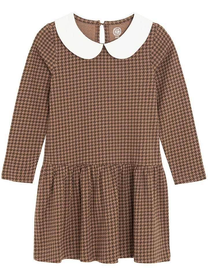 COOL CLUB Sukienka w kolorze jasnobrązowym rozmiar: 110