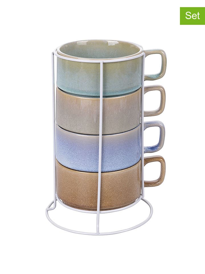 Villa d´Este 5-częściowy zestaw w różnych kolorach - 360 ml rozmiar: onesize