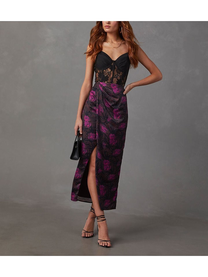 Milan Kiss Spódnica w kolorze fioletowym rozmiar: S