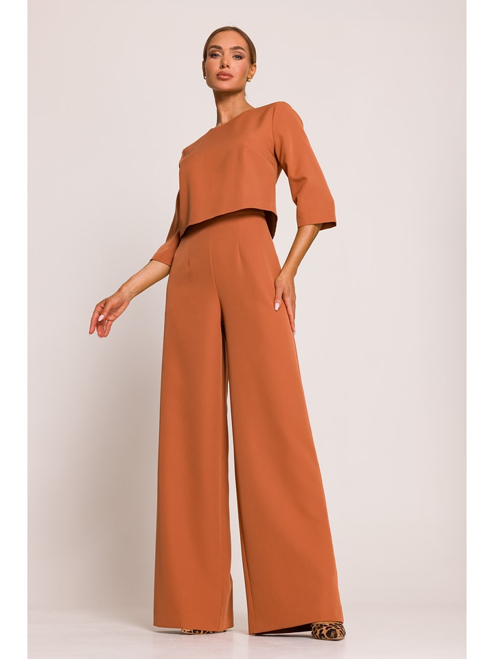 made of emotion Kombinezon w kolorze pomarańczowym rozmiar: M