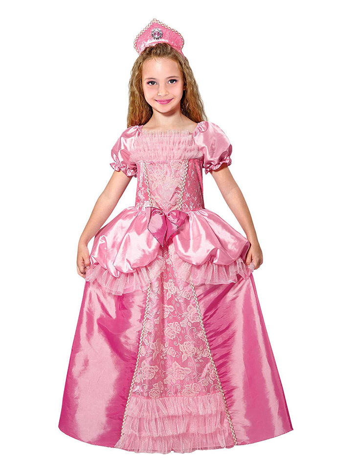 Carnival Party 2-częściowy kostium w kolorze różowym rozmiar: 140