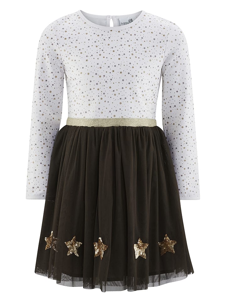 happy girls by Eisend Sukienka w kolorze białym rozmiar: 152