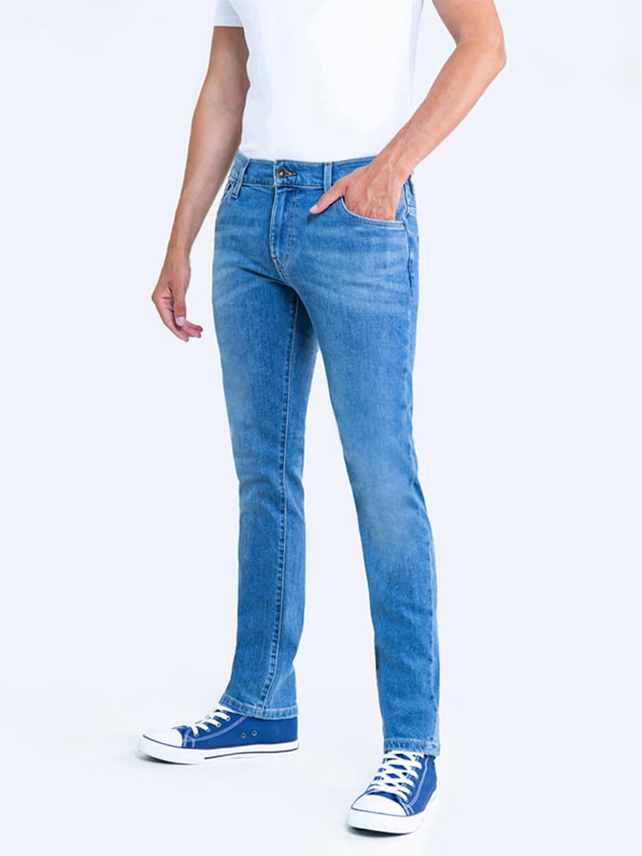 BIG STAR Dżinsy - Slim fit - w kolorze błękitnym rozmiar: W36/L30
