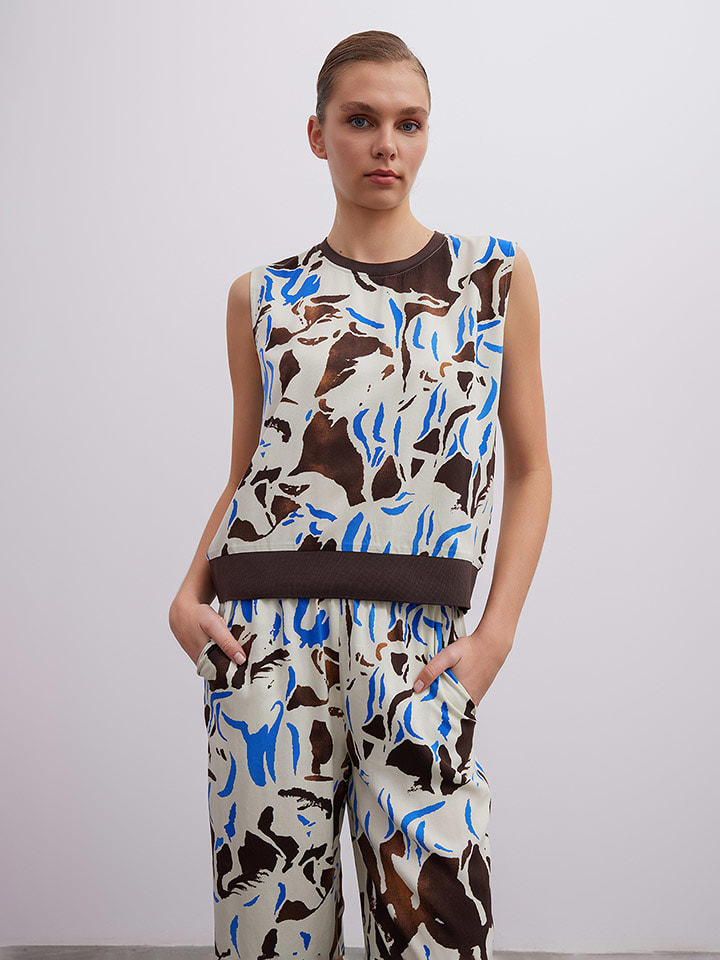 BGN Bluzka w kolorze kremowo-brązowym rozmiar: 36