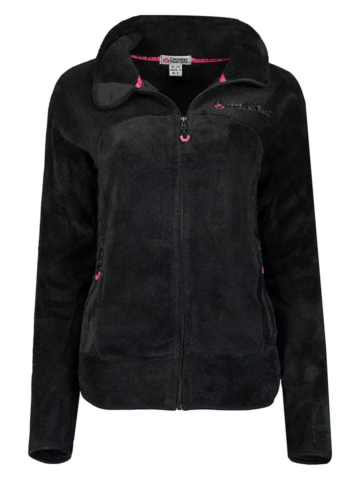 Canadian Peak Kurtka polarowa "Udilas" w kolorze czarnym rozmiar: 140