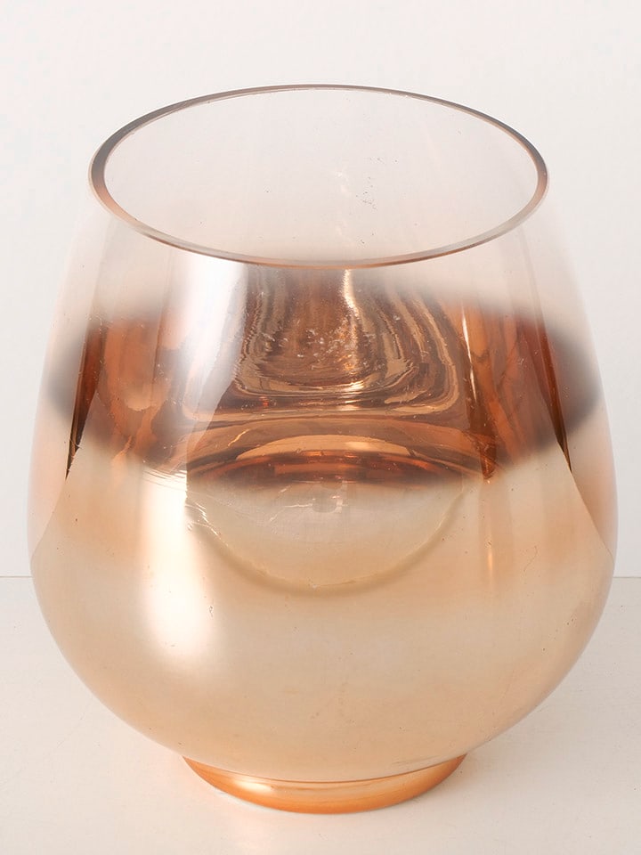 Boltze Świecznik w kolorze różowozłotym - wys. 15,5 x Ø 12 cm rozmiar: onesize