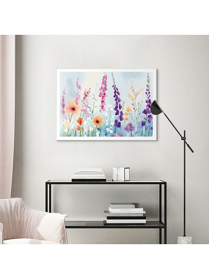 Orangewallz Druk artystyczny "Blooming Beauty" w ramce rozmiar: 50x70 cm