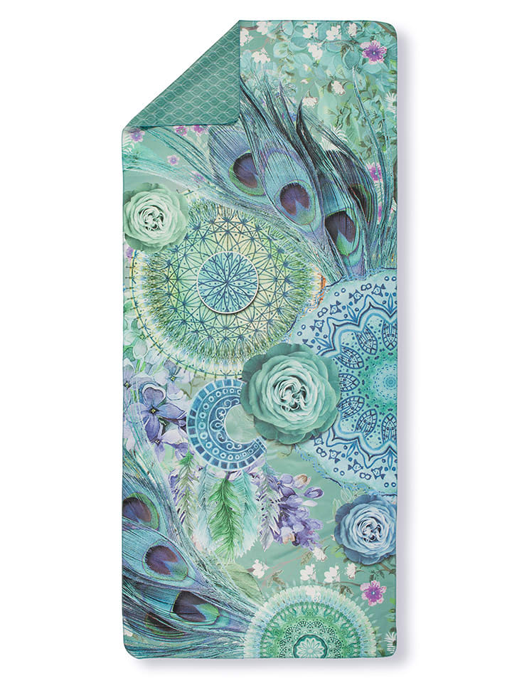 Hip Ręcznik plażowy "Kari" w kolorze zielono-niebieskim rozmiar: 75x180 cm