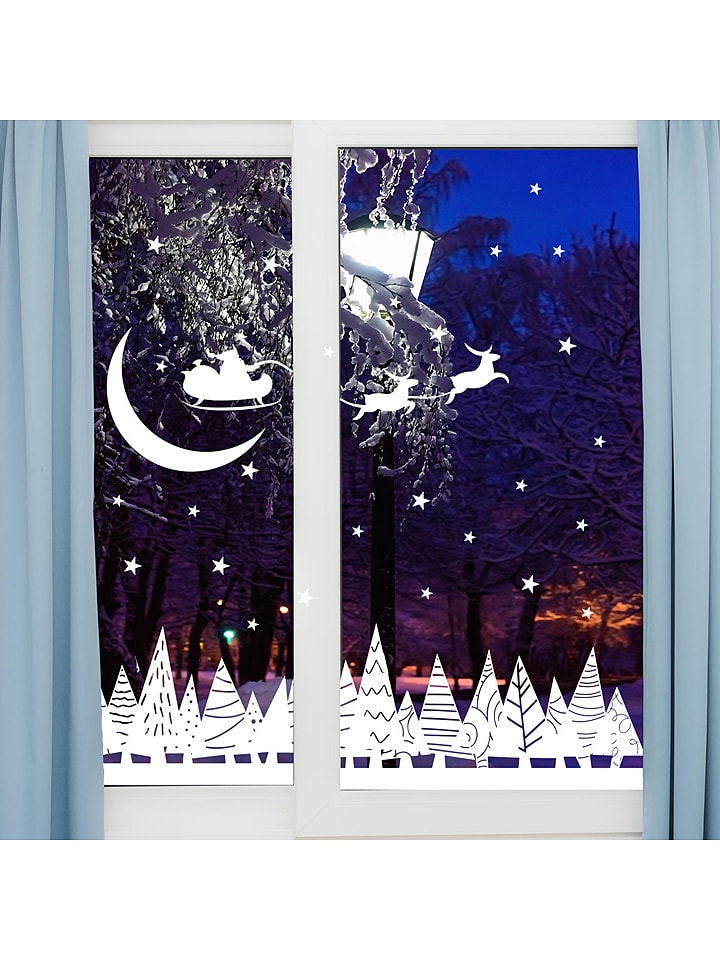 Ambiance Naklejka "Santa's road" na okno rozmiar: onesize