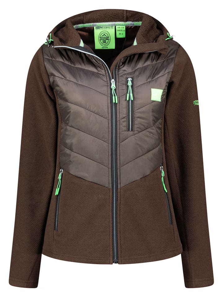 Geographical Norway Kurtka pikowana "Tulka" w kolorze brązowym rozmiar: L