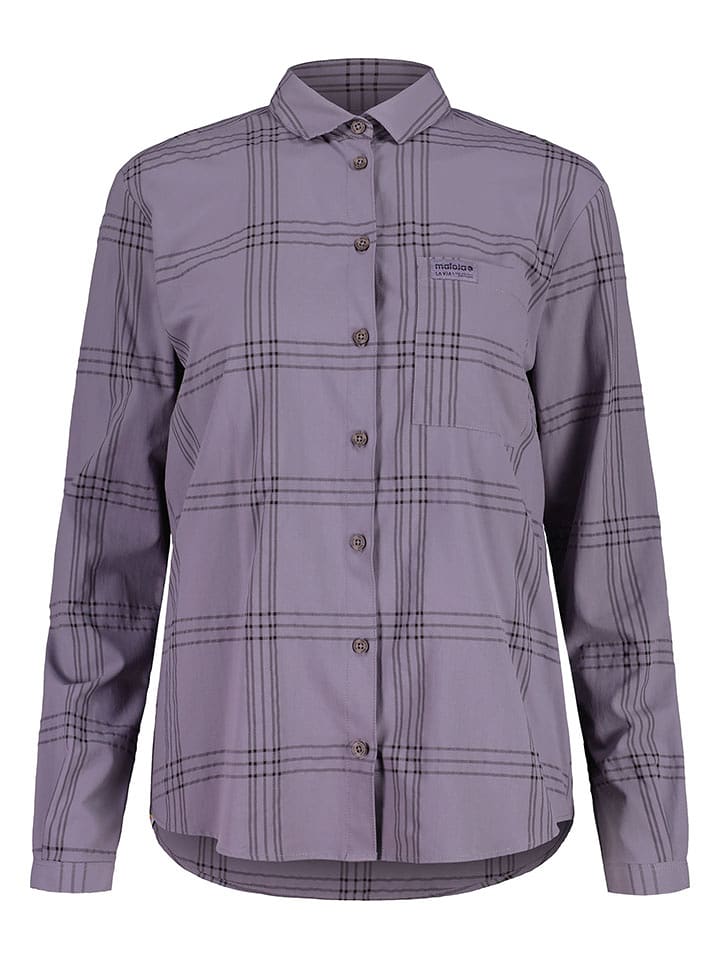 Maloja Koszula "LiebenerspitzeM." w kolorze fioletowym rozmiar: L