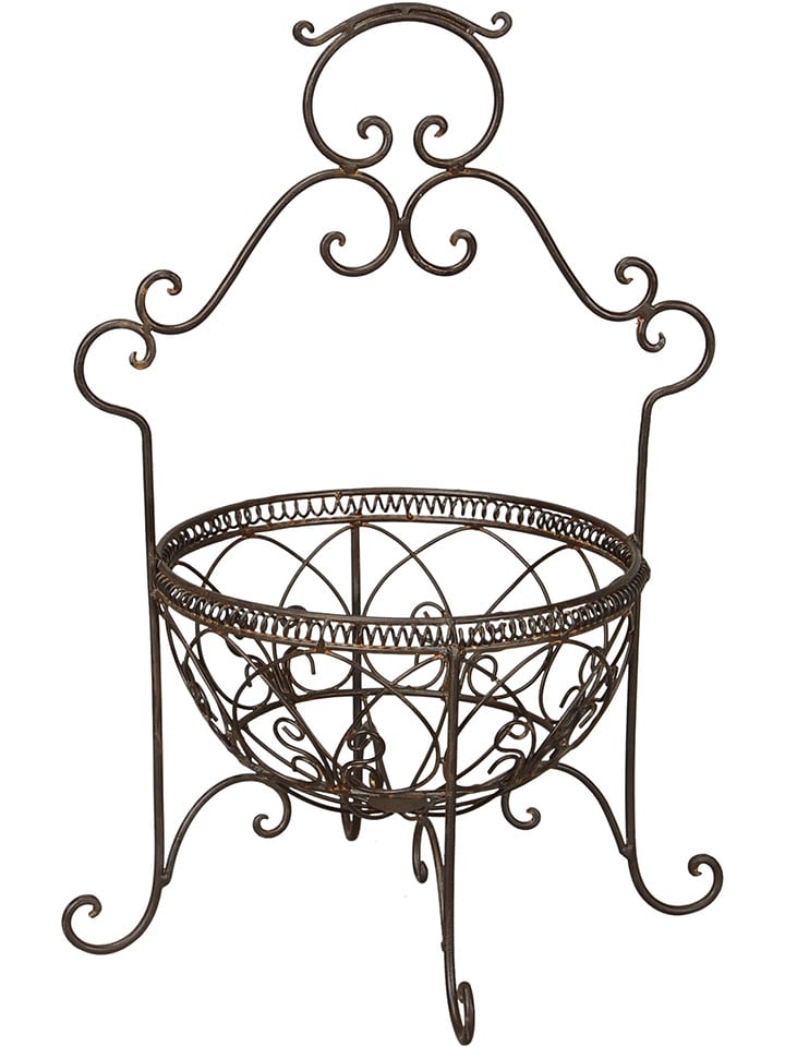 POSIWIO Miska dekoracyjna w kolorze brązowym - wys. 53 x Ø 38 cm rozmiar: onesize