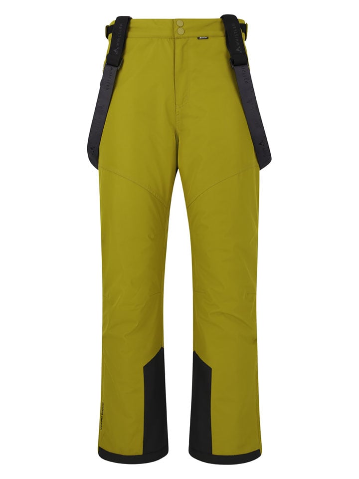 Whistler Spodnie narciarskie "Drizzle Jr" w kolorze khaki rozmiar: 140