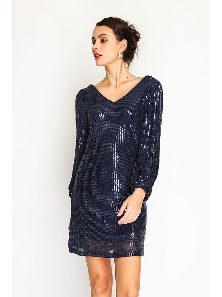 ASSUILI Sukienka w kolorze granatowym rozmiar: 40