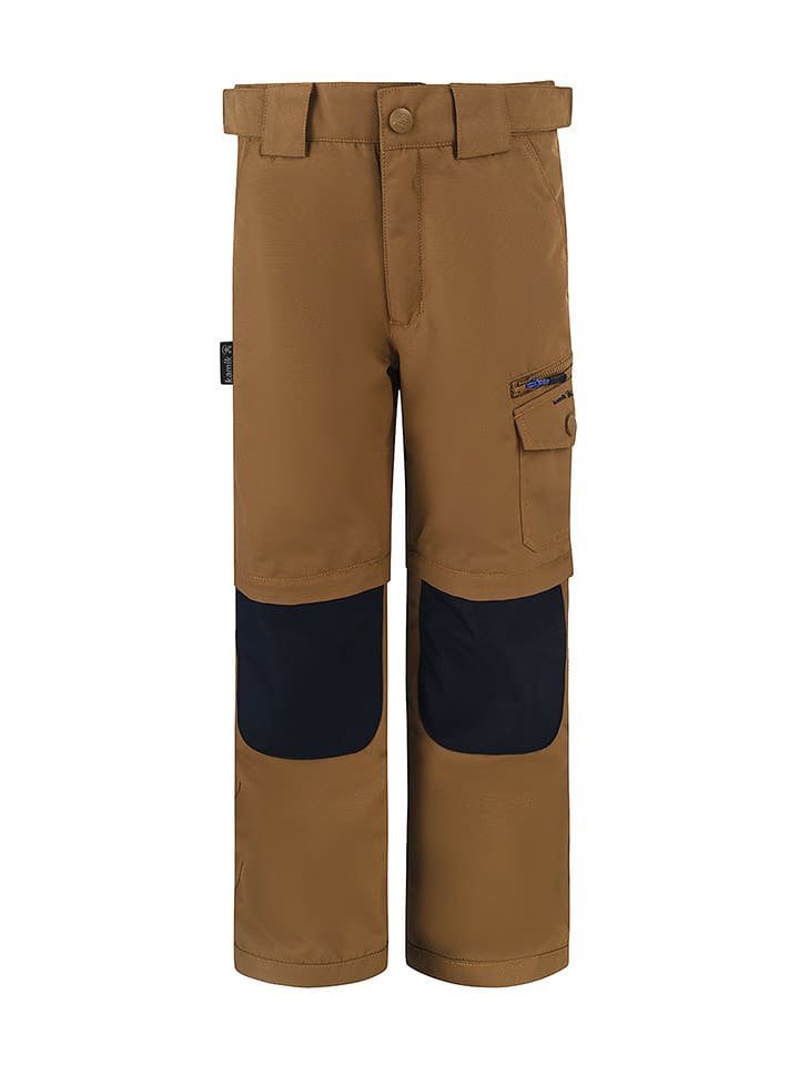 Kamik Spodnie funkcyjne Zipp-off "Slayer" w kolorze jasnobrązowym rozmiar: 176