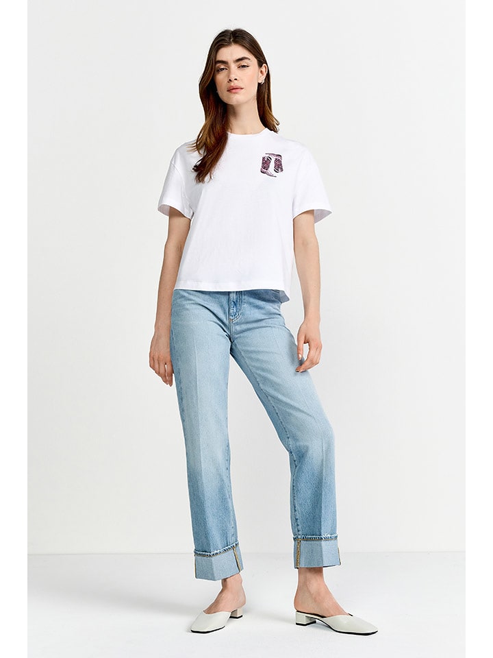 Rich & Royal Koszulka w kolorze białym rozmiar: S